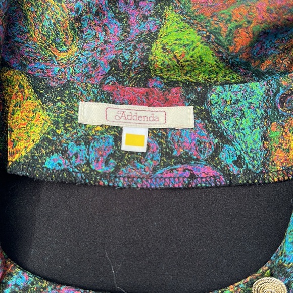 Addenda abstract paint stroke paisley pattern button down shirt Size L - Picture 7 of 9